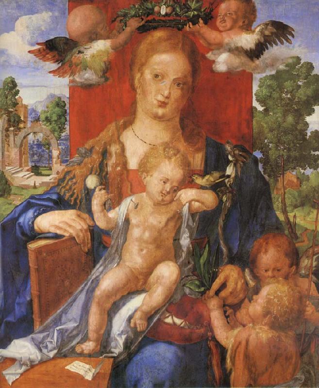 Albrecht Durer The Madonna with the Siskin